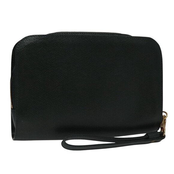 LOUIS VUITTON Taiga Baikal Clutch Bag Epicea - Picture 2 of 16